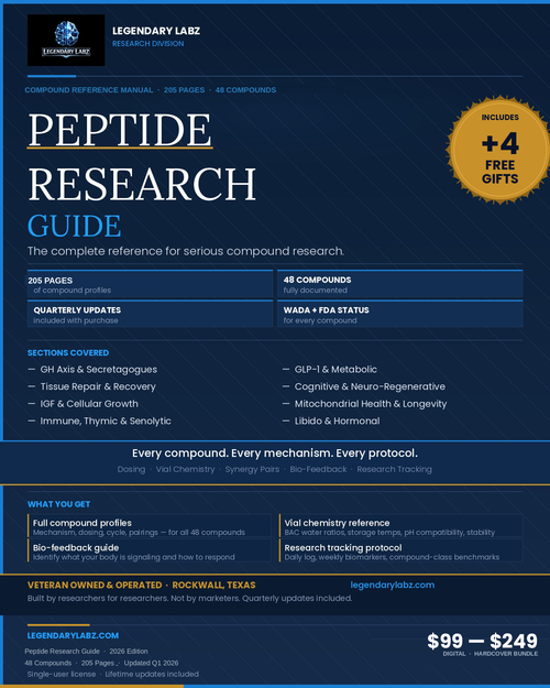 Legendary Labz Peptide Research Guide | Compound Reference Manual